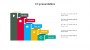 Creative 3D Presentation Slide Template Diagram