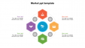  Predesigned Hexagonal Market PPT Template Presentation