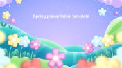 Stunning Spring Presentation Template For Kids PowerPoint