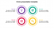 Amazing Circle Presentation Template Design