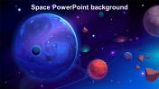 Space PowerPoint Background Template and Google Slides