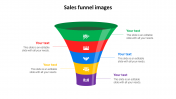 Customized Sales Funnel Images PowerPoint Template