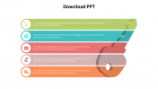 Download PPT Template Presentation Designs-Five Node