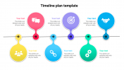Amazing Timeline Plan Template Presentation-Six Node