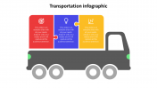 Attractive Transportation Infographic PowerPoint Template