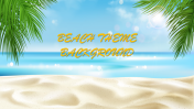 Beach Theme Background Template