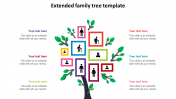 Extended Family Tree Template PPT and Google Slides