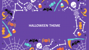 Attractive Halloween Theme PowerPoint Template Design