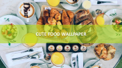 Cute Food Wallpaper PowerPoint Presentation Template