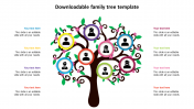 Stunning Downloadable Family Tree Template For Presentation