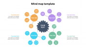 Best Mind Map Template Presentation Design-Four Node