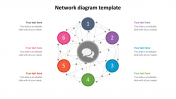 Creative Network Diagram Template Presentation Design