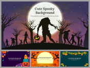 Cute Spooky Background For PowerPoint And Google Slides