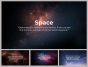 Space Theme Background PPT and Google Slides Templates