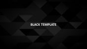 Best Attractive Black Template Slide PPT PowerPoint