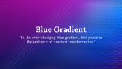 Blue Gradient Background PowerPoint and Google Slides Themes