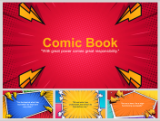  Comic Book Background Presentation and Google Slides Themes