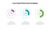 Get Free PowerPoint Clock Template Presentation Slides