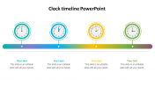 Clock Timeline PowerPoint Template and Google Slides
