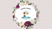 Burgundy and Gray Wedding PPT Template and Google Slides