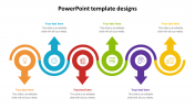 Creative PowerPoint Template Designs With Six Node