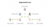 Attractive Organization Tree PowerPoint Slide Template