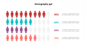 Multicolor Demography PPT Slide Presentation Template