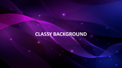 classy background template with Purple Theme