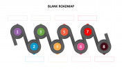 Blank Roadmap PowerPoint Template and Google Slides