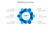Hypnotic Hexagonal Model Dental PowerPoint Templates