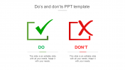 Do's and Don'ts PPT Template Presentation and Google Slides