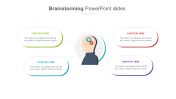 Stunning Brainstorming PowerPoint Slides Template Design