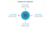 Simple Compass PPT Template Slides
