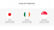 Simple Flags PPT Template Presentation Slide Designs