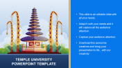 Attractive Temple University PowerPoint Template Design