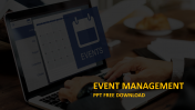 event management ppt free download title slide