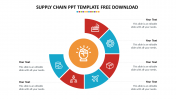 Supply Chain PowerPoint Template Free Download slides