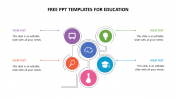 Effective Free PPT Templates For Education-Four Node