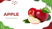 Apple Fruit PowerPoint And Google Slides Templates