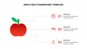 Awesome Apple Fruit PowerPoint Template Themes Design