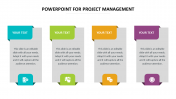 Attractive Textbox Model PowerPoint For Project Management