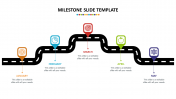 Stunning Milestone Slide Template Presentation Design