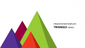 Presentation Template Triangle Model PPT