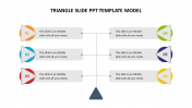 Triangle Slide PPT Template Model For Presentation