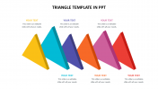 Engaging Triangle Template In PPT Presentation Slides