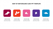 Best Map Of Switzerland Slide PPT Template