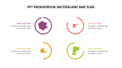 Awesome PPT Presentation Switzerland Map Slide Templates