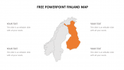 Get Free PowerPoint Finland Map Templates Design Slide