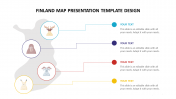 Effective finland map presentation template design
