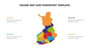 Attractive Finland Map Slide PowerPoint Templates